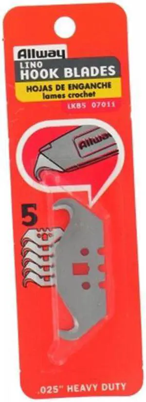 Allway Tools LKB5 5 Count Linoleum Hook Blades