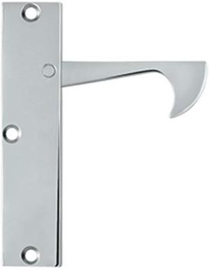 Deltana EPT425U26 4.25 in. Thin Edge Pulls, Bright Chrome - Solid