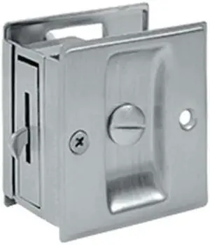 Deltana SDL25U26D 2.5 x 2.75 in. Privacy Pocket Lock, Satin Chrome - Solid
