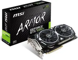 MSI GTX 1080 TI ARMOR 11 Geforce 11GB HDMI PCI Express Video Graphic Cards
