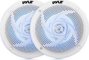 Pyle PLMRS63WL Low-Profile Slim Style Waterproof Rated Marine Speaker
