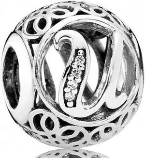 PANDORA Vintage U Charm - 791865CZ