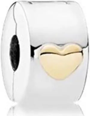 Pandora Classic Heart Fixed Clip Charm - 792080