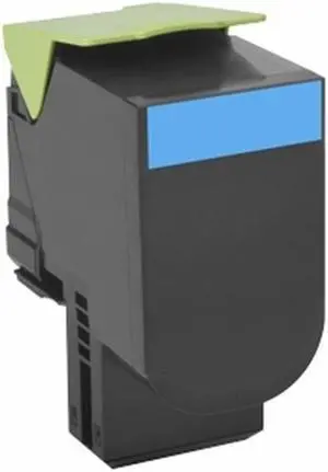 Lexmark 80C0SCG TAA Return Program Toner Cartridge - Cyan