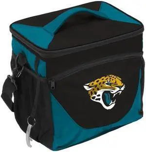 Logo Brands 615-63 Jacksonville Jaguars 24 Can Cooler