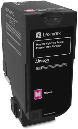 LEXMARK OEM Toner Cartridge, MAGENTA, yield 16,000 84C1HM0