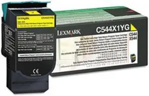 Lexmark Lexc544X1Yg Lexmark Br X544N - 1-Xhi Rtn Prog Yellow