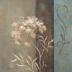 Sun Dance Graphics PDX7186CSMALL Delicate Beauty in Blue II Poster Print by Lanie Loreth, 12 x 12 - Small