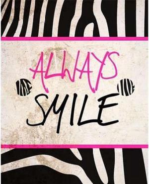 Sun Dance Graphics PDX10425BSMALL Zebra Sayings I Poster Print by Sd Graphics Studio, 8 x 10 - Small