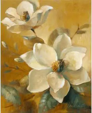 Sun Dance Graphics PDX6183LARGE Magnolias Aglow At Sunset I Poster Print by Lanie Loreth, 24 x 30 - Large