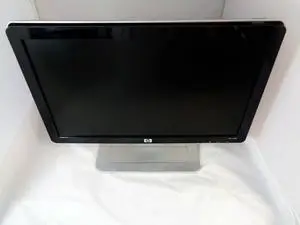 HP W1858 18" Black and Silver Widescreen LCD Monitor Good Condition