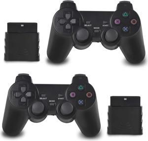 2 PACK Wireless Controller for Ps2  2.4g Wireless Game Pad Joysticks Gaming Controller for Sony Playstation 2 Ps 2 Dual Vibration Feedback Motors