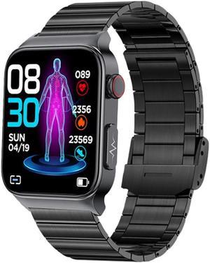 Blood Sugar Smart Watch for Men, Blood Glucose Monitor Watches, Waterproof Blood Sugar Smart Watch, Fitness Smart Watch with Blood Glucose Monitor, Heart Rate Monitor
