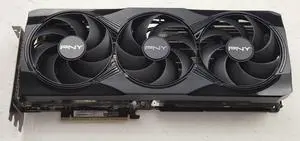 PNY GeForce RTX 5080 16GB GDDR7 PCIe 5.0 Triple Fan GPU Video Graphics Card VCG508016TFXPB1 with power adapter cable, nothing else. Video Graphics Card comes in plain non-retail package.