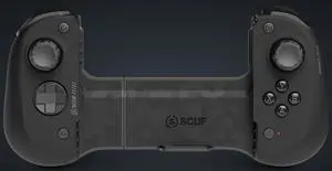 SCUF NOMAD BLACK Mobile Gaming Controller for iPhone and compatible with iOS 16+ Customizable Rear Paddles, Anti-drift Thumbsticks, Performance Grip, Ergonomic Design, Model 603-178-01-001-NA