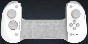 SCUF NOMAD WHITE Mobile Gaming Controller for iPhone and compatible with iOS 16+ 
Customizable Rear Paddles, Anti-drift Thumbsticks, Performance Grip, Ergonomic Design, Model 603-178-01-010-NA