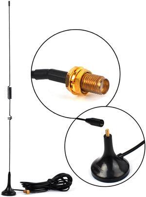 Magnetic Antenna SMA-Female Dual Band UHF VHF Antenna For Baofeng UV5R UV82 888S Wouxun Kenwood Walkie Talkie