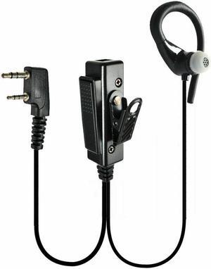 HYS C Shape Earpiece Walkie Talkie Earphone Headset For Baofeng Kenwood TYT Radio