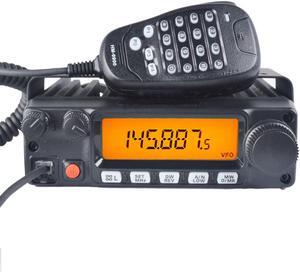 80W Car Ham Radio Mobile Transceiver VHF134-174MHz Compact Amateur Walkie Talkie Two Way Radio