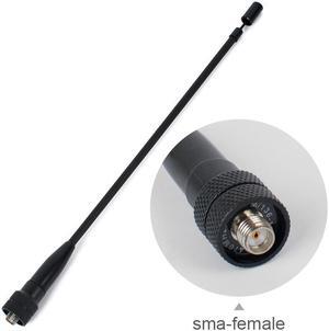 HYS TC-669ET SMA Female Antenna UHF VHF 145MHZ&435MHZ Dual Band Flexible Antenna For Portable Ham Handheld Two Way Radio