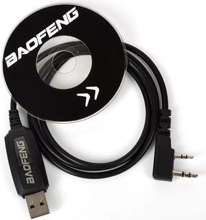 HYS Original baofeng Programming Cable for Baofeng Walkie Talkie UV5R UV-5RA UV-5RE