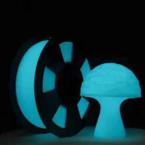 ZIRO PLA Pro 3D Printer Filament, Dimensional Accuracy +/- 0.03 mm, 1kg Spool, 1.75mm Glow Cyan ZIRO PLA Pro 3D Printer Filament, Dimensional Accuracy +/- 0.03 mm, 1kg Spool, 1.75mm Glow Cyan