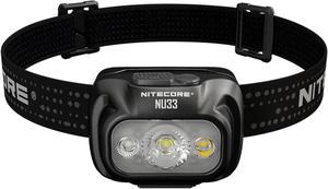 Nitecore NU33 700 Lumen LED Rechargeable Headlamp with White and Red Beams