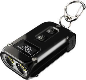 Nitecore TINI 2 500 Lumen Rechargeable Keychain Flashlight (Stainless Steel)