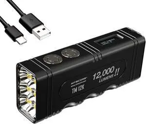 Nitecore TM12K 12,000 Lumen Rechargeable Flashlight