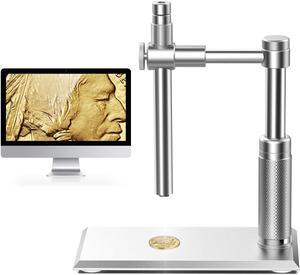 TOMLOV Digital USB Microscope 500X See Entire Coin Taking Photo/Video, Inspection Endscope W/Adjustable LEDs, Windows/Mac OS/Linux Compatible