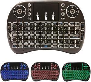 i8 Mini Wireless Keyboard 2.4G Color Backlit Air Mouse Touchpad  Keyboard For Android TV Box Smart TV PC PS4