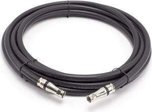 RG-11 Coax Cable – F Type Compression Connector |Black| 200 FT Coaxial