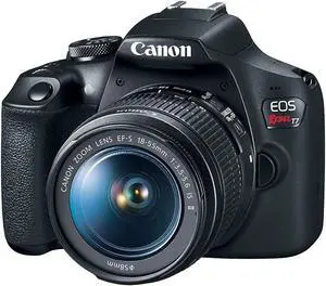 Canon EOS Rebel T7 24.1MP Digital SLR Camera with EF-S 18-55 IS II Lens