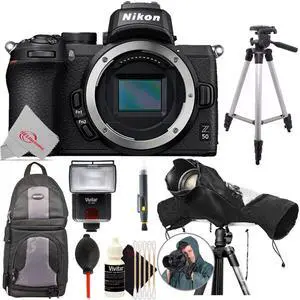 Nikon Z 50 APS-C Mirrorless Digital Camera Body with Top Accessory Kit