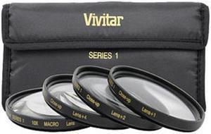 Vivitar Series 1 +1 +2 +4 +10 Close-Up Macro Filter Set with Pouch (72mm)