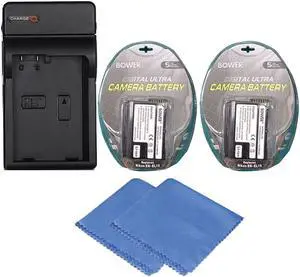 2x Replacement Battery for EN-EL15 Battery with Cleaning Cloth