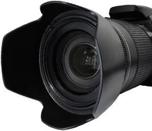 Vivitar 77mm Digital Tulip Lens Hood for SLR Lenses, Digital Cameras and Camcorders + Cleaning Cloth