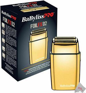 Babyliss Pro Foil FX02 FXFS2G Cord / Cordless Metal Double Foil Shaver