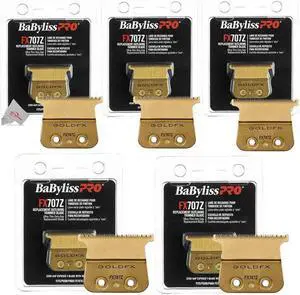 5x BaByliss PRO FX707Z Replacement Outlining Trimmer Blade Zero Gap T-Blade for FX787 Trimmers