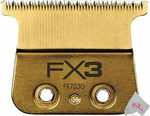 Babyliss Pro FX703G FX3 DLC Titanium Ultra Thin Blade Zero Gap Blade