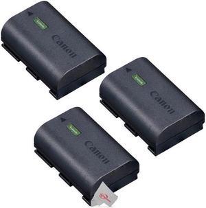 3x Canon LP-E6NH Rechargeable Lithium - Ion Battery 7.2V, 2130mAh