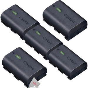 5x Canon LP-E6NH Rechargeable Lithium - Ion Battery 7.2V, 2130mAh
