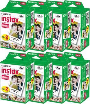 Fujifilm 2x10 Film Mini Instax Film Pack - 8 Packs - 160 Exposures