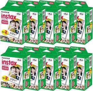 Fujifilm 2x10 Film Mini Instax Film Pack - 10 Packs - 200 Exposures