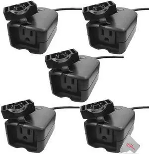 5x Vivitar Outdoor Waterproof Smart Plug WiFi Outlet Works With Alexa, Echo & Google Home No Hub Required