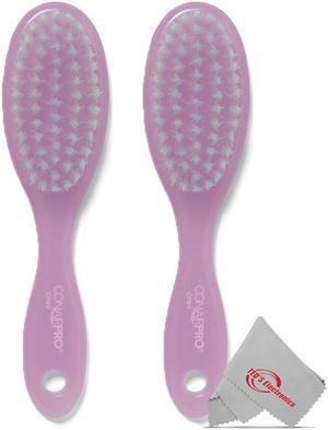 2x Conair Pro Baby Brush Extra Gentle for Little Heads (Pink)