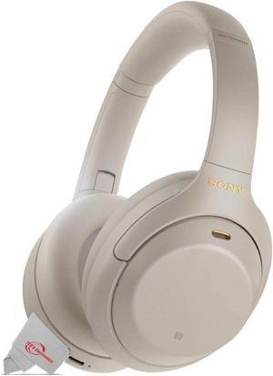 Sony WH-1000XM4 Wireless Noise Canceling Over-the-Ear Headphones with Google Assistant and Alexa - Silver