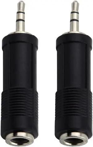 2x Pig Hog Solutions TRS(F) to 3.5mm(M) Stereo Adapter