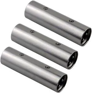 3x Pig Hog Solutions XLR(M) to XLR(M) Balanced Adapter