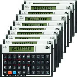 HP 12C Platinum Financial Calculator HEWF2231AA - 10 Count